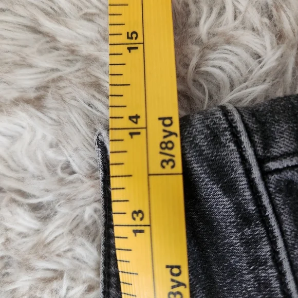 Free People We The Free Just Frills Low Rise Skinny Jeans Black Women's Size 26 - Picture 9 of 11